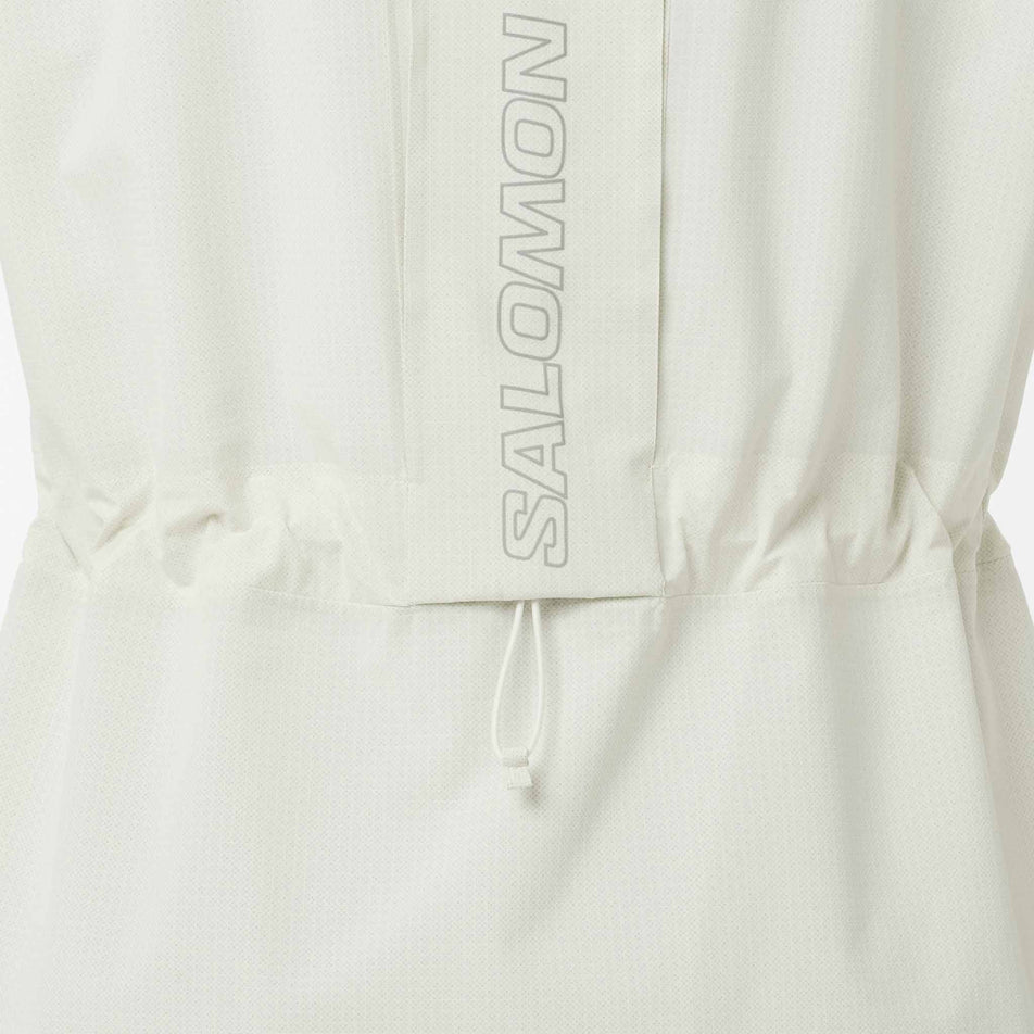 The back of the Salomon Women's Bonatti Trail Shell Jacket in the Icicle colourway. (8576408846498)