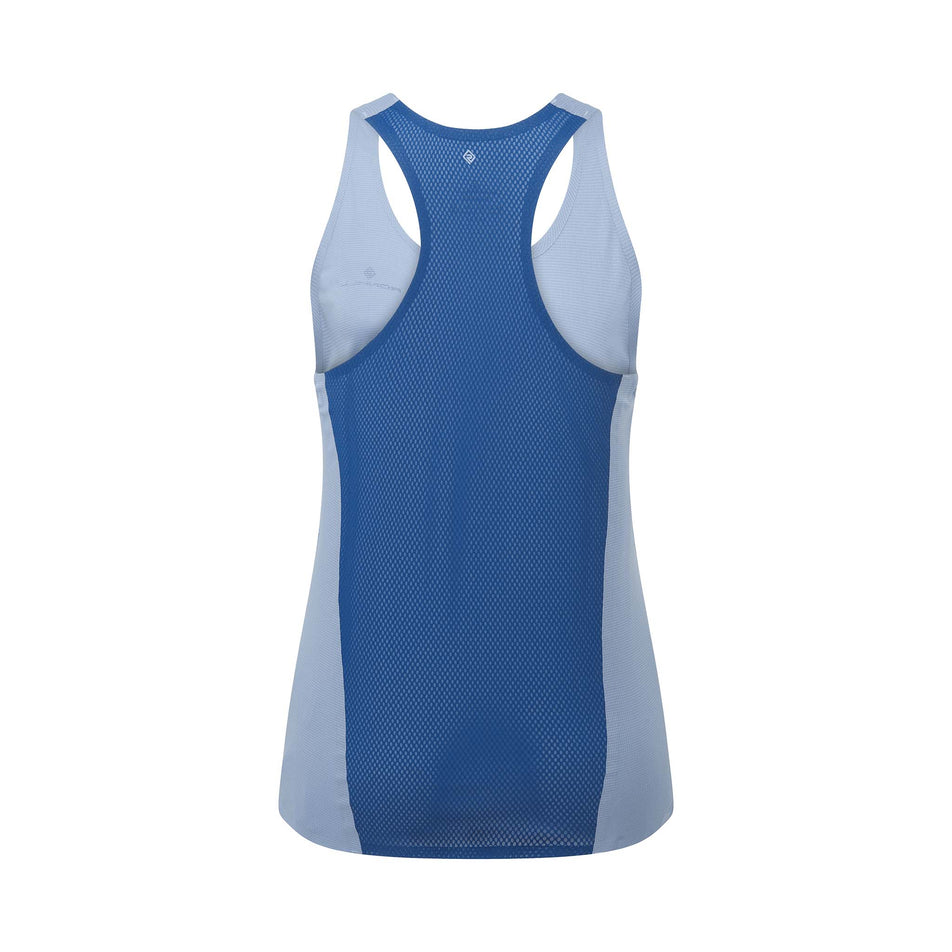 Back view of a Ronhill Women's Tech Race Vest in the Island/Tidal colourway. (8563582402722)