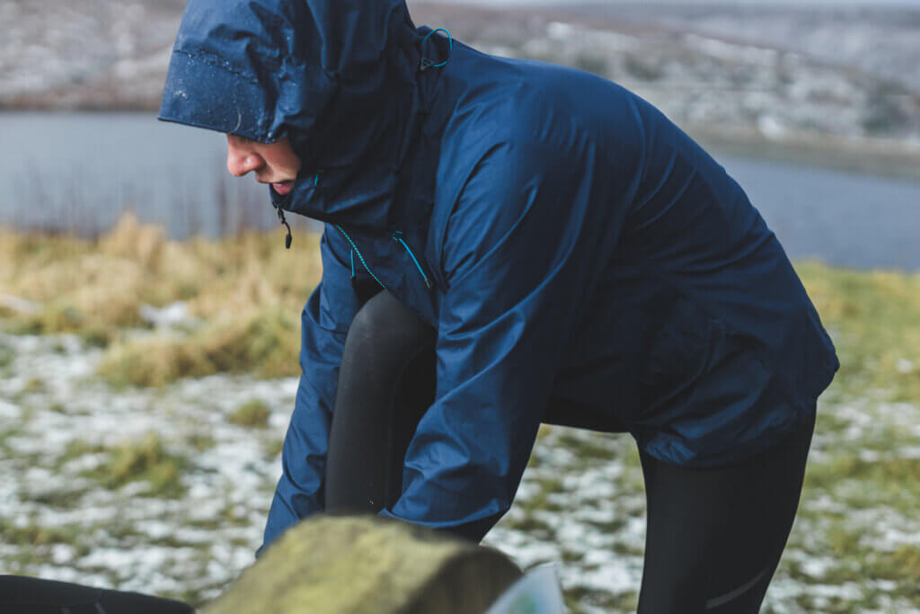 Model wearing a Ronhill Tech Fortify Jacket