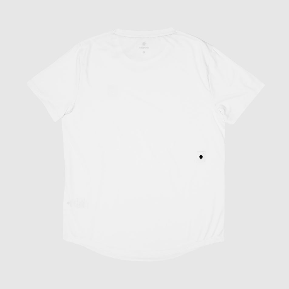 Back view of the SAYSKY Men's Clean Combat Pro T-Shirt in the White colourway. (8602103316642)